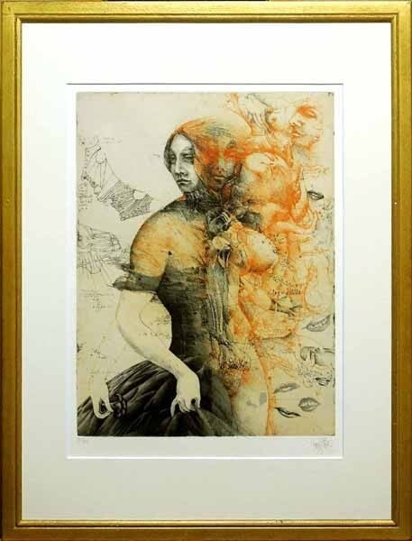 Female Surreal Fine Art Print Signed Etching Jorg Schmeisser 2/ 60: Female Surreal Fine Art Print Signed Etching Jorg Schmeisser 2/ 60 Item Specifics: Unit Of Sale: Single Piece Artist: Jorg Schmeisser Signed By: Jorg Schmeisser Image Orientation: Portrait Size: Mediu