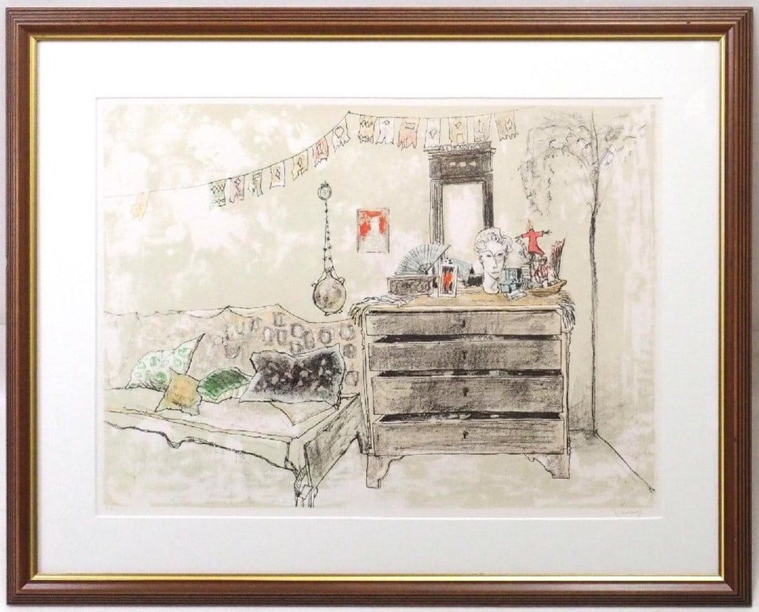 Jansem Signed EA Framed 1986 Chest of Drawers Lithograph: Jansem Signed EA Framed 1986 Chest of Drawers Lithograph Item Specifics: Artist: Jean Jansem Unit Of Sale: Single Piece Signed By: Jean Jansem Image Orientation: Landscape Size: Medium Signed: Yes Mat