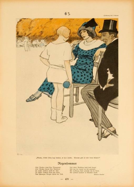 Simplicissimus 1913 By Kainer 6 % On Linen Original: Simplicissimus 1913 By Kainer 6 % On Linen Original Item Specifics: Size: Small (up to 12in.) Artist: KAINER Style: Art Nouveau Date Of Creation: 1913 Year Of Production: 1913 Width (Inches): 11 Subje