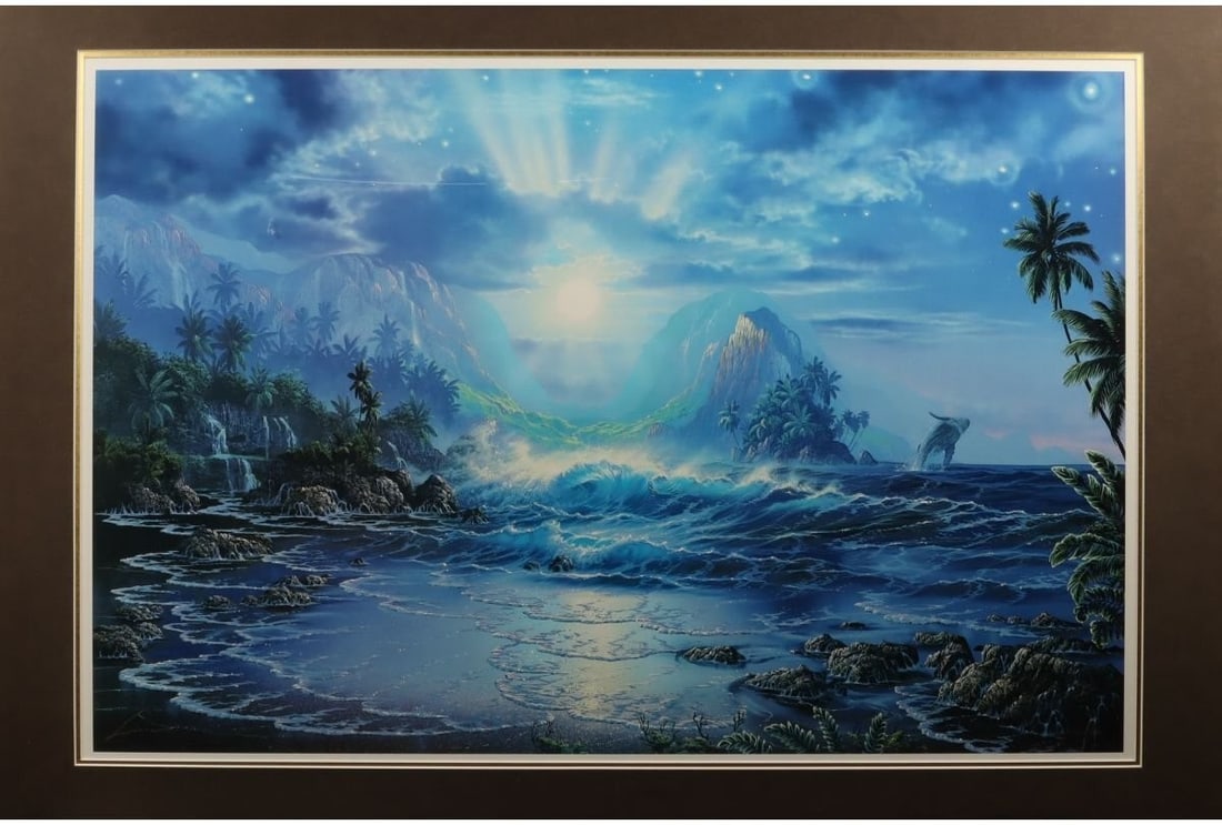 Christian Riese Lassen Serenity Mixed Media Print RC115/ 450 Signed w/ Frame: Christian Riese Lassen Serenity Mixed Media Print RC115/ 450 Signed w/ Frame Item Specifics: Artist: Christian Riese Lassen Lassen Unit Of Sale: Single Piece Signed By: Lassen Size: Large Signed: Yes 