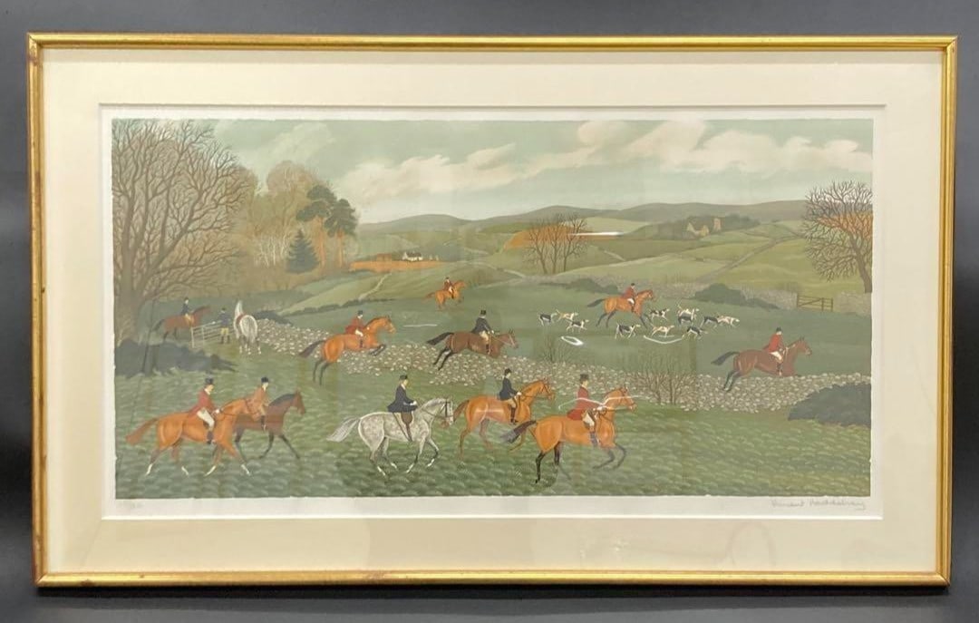 Hunting in Ireland Limited Edition Lithograph Signed 200 by Vincent Haddelsey: Hunting in Ireland Limited Edition Lithograph Signed 200 by Vincent Haddelsey Item Specifics: Artist: Vincent Haddelsey (British 1934-2010) Unit Of Sale: Single Piece Signed By: Vincent Haddelsey Imag