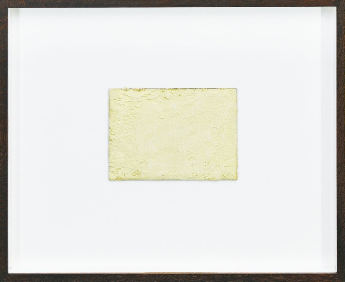 Joseph Beuys "Schwefelpostkarte (Sulfur Postcard)" 1984 Mixed Media Signed Frame (1 of 6)