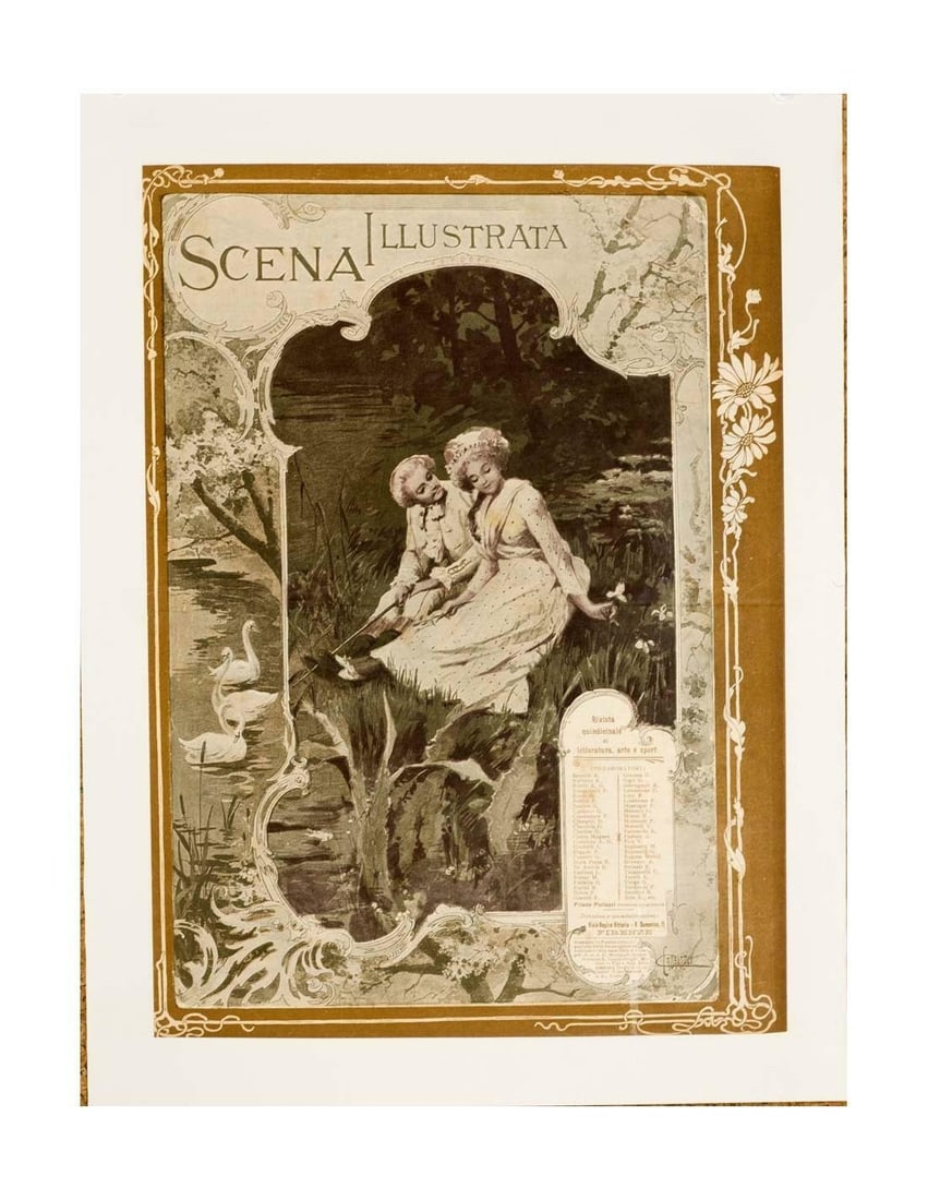 Lovers of Arts Cover 1900 Theatre Illustrata Music: Lovers of Arts Cover 1900 Theatre Illustrata Music Item Specifics: Style: Art Nouveau Date Of Creation: 1900 CIRCA Year Of Production: 1900 CIRCA Width (Inches): 16 Subject: Theater Original/Licensed 