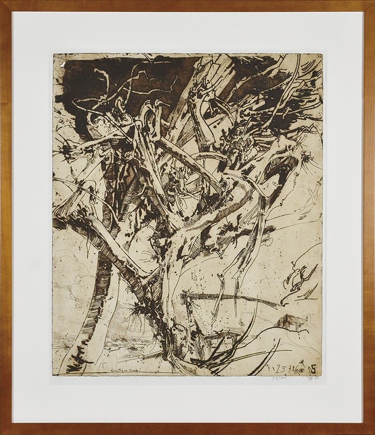 Horst Janssen Laokoon Signed Etching Copperplate Print 1986 Ltd Ed 100 (1 of 6)
