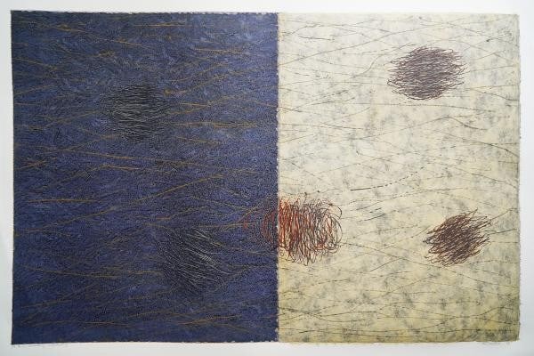 Toshihisa Fudezuka Extra Large Etching Hotaru 2 Signed Ltd 5 18 1992 Abstract (1 of 7)