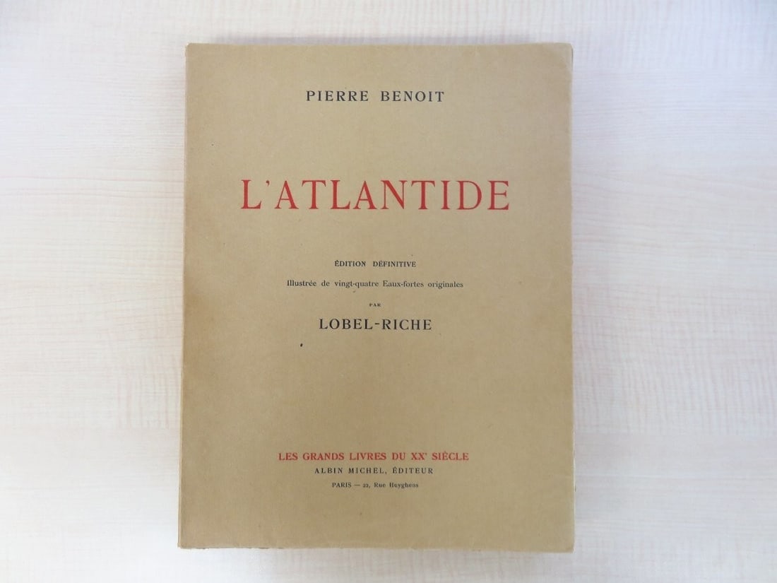 Latlantide by Pierre Benoit - Illustrated by Lobel-Riche - First Edition - 1922: Latlantide by Pierre Benoit - Illustrated by Lobel-Riche - First Edition - 1922 Item Specifics: Binding: Softcover Wraps Language: French Special Attributes: 1st Edition Limited Edition Author: Pierre