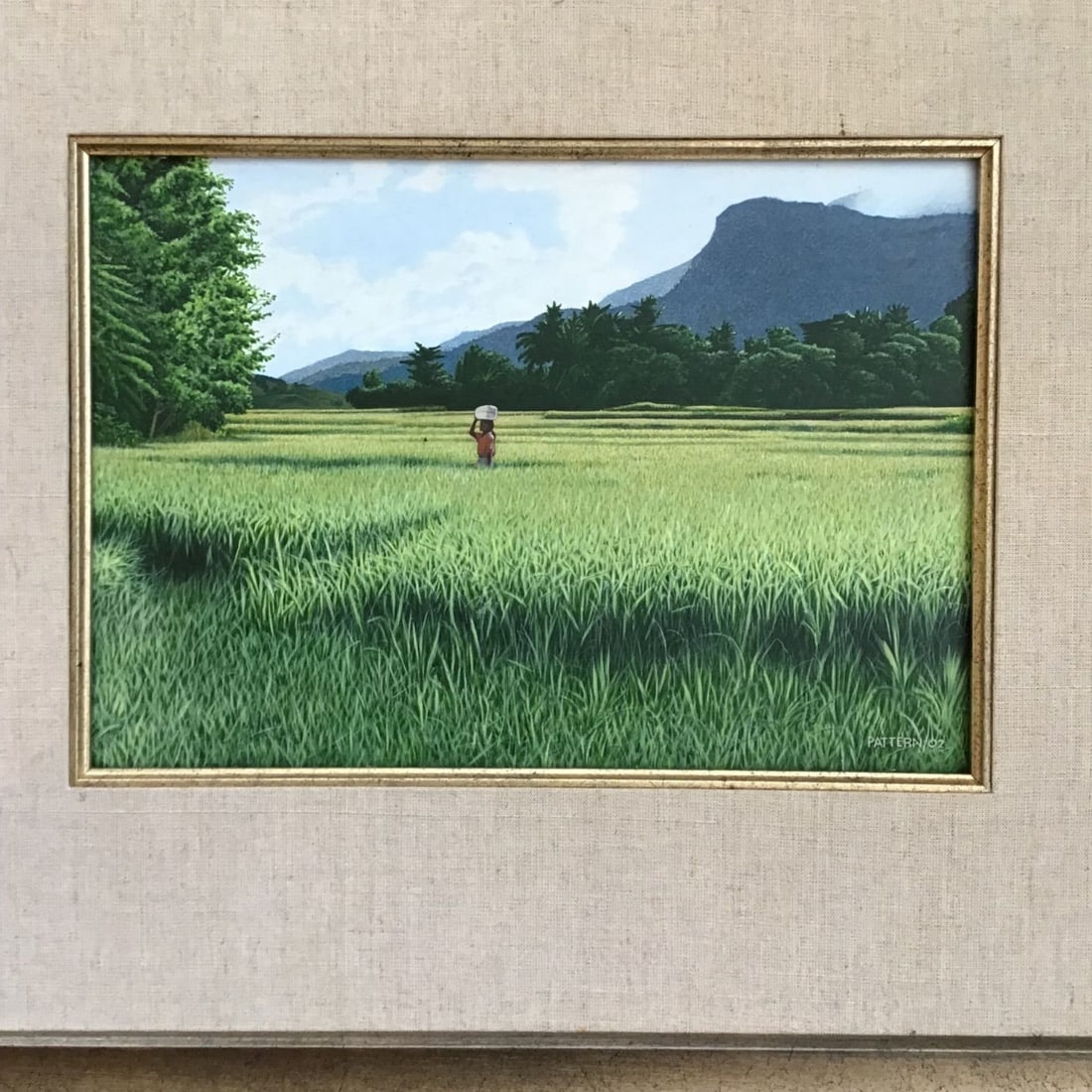 Pattern Original Acrylic Landscape Rice Field Signed Artwork: Pattern Original Acrylic Landscape Rice Field Signed Artwork Item Specifics: Unit Of Sale: Single Piece Signed By: Ken Pattern Size: Medium Signed: Yes Framing: Framed Subject: Landscape Type: Paintin