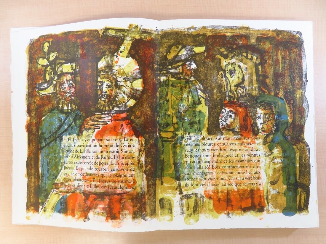 Jehan Gerson La Passion de Nostre Seigneur 1960 Limited Signed by Paul Aizpiri: Jehan Gerson La Passion de Nostre Seigneur 1960 Limited Signed by Paul Aizpiri Item Specifics: Binding: Original Language: French Special Attributes: 1st Edition Author: Jehan Gerson Region: Europe Pu