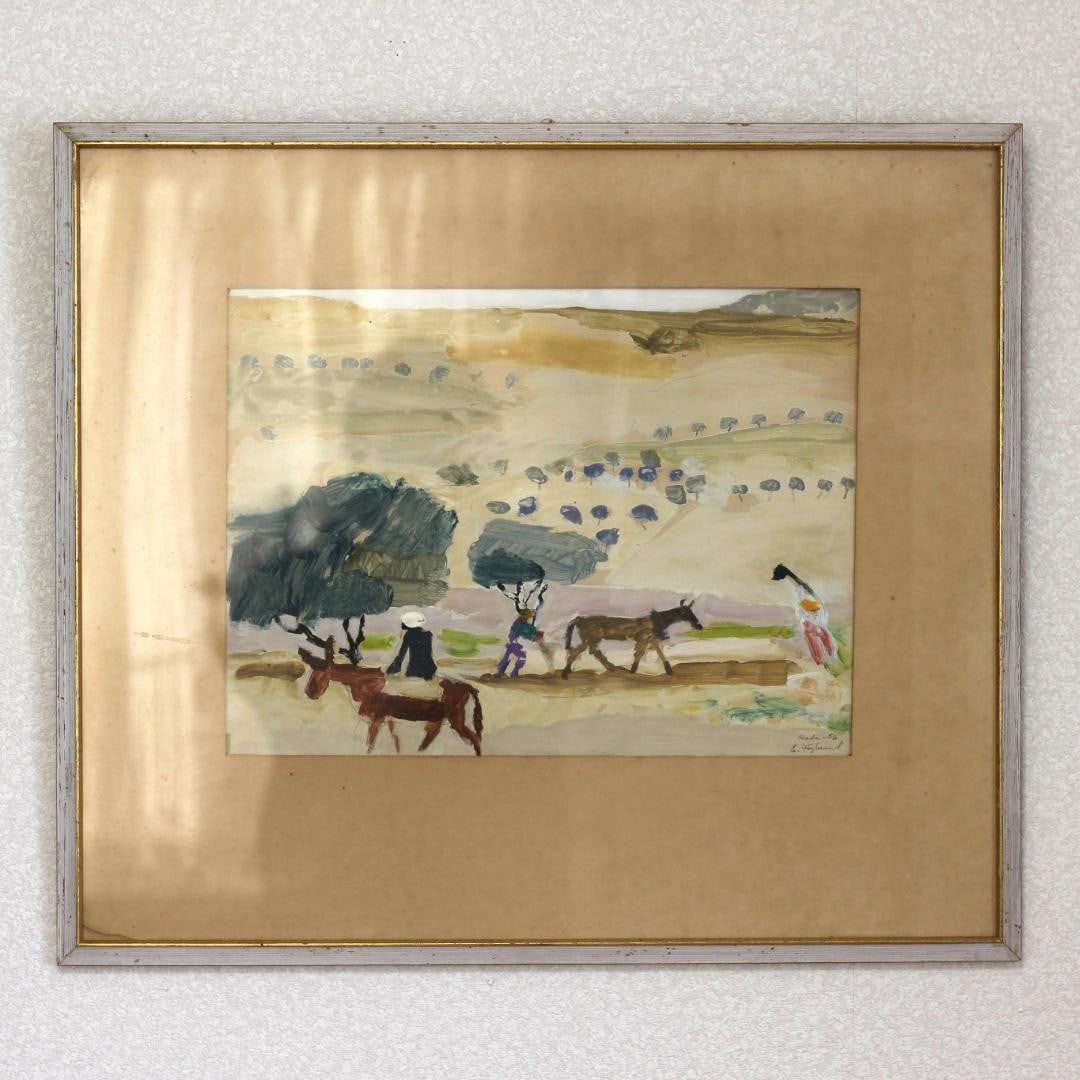 Oil Painting Swedish Artist Erik Hoglund 1956 Crete Landscape: Oil Painting Swedish Artist Erik Hoglund 1956 Crete Landscape Item Specifics: Unit Of Sale: Single Piece Artist: Erik Hoglund Signed By: Erik Hoglund Size: Medium Signed: Yes Material: Board Framing: 