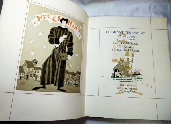 1932 Charles Martin Illustrated Oeuvres de Villon Limited 55/ 125 Art Deco Book: 1932 Charles Martin Illustrated Oeuvres de Villon Limited 55/ 125 Art Deco Book Item Specifics: Binding: Unbound Language: French Illustrator: Charles Martin Special Attributes: Illustrated Author: Fr