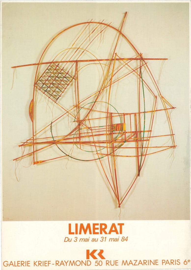 FRANCIS LIMERAT Geometric Tension 27.5" x 19.5" Offset Lithograph 1984 Contempor: FRANCIS LIMERAT Geometric Tension 27.5" x 19.5" Offset Lithograph 1984 Contempor Item Specifics: Artist: Francis Limerat Brand: Limerat Francis Exact Year: 1984 Height: 27.5 Item Height: 27.5 Subject: