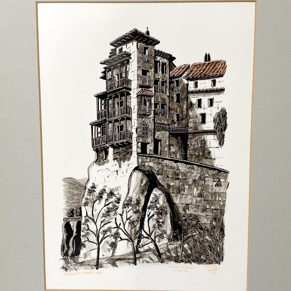 Hidalgo Martin - Original Spain Madrid Gouache Painting on Paper Signed Framed: Hidalgo Martin - Original Spain Madrid Gouache Painting on Paper Signed Framed Item Specifics: Artist: MARTIN HIDALGO Signed By: MARTIN HIDALGO Size: Medium Signed: Yes Material: Paper Framing: Framed