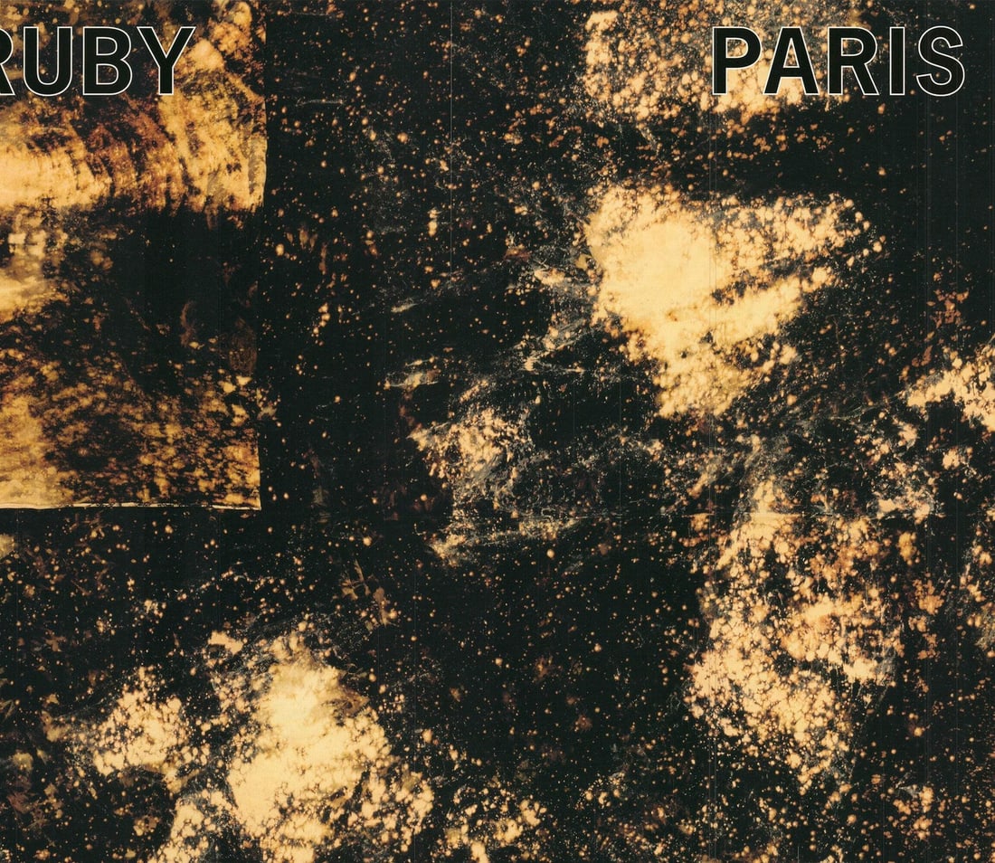 Lithograph Offset Paris 2015 Sterling Ruby 27" x 27 - 3