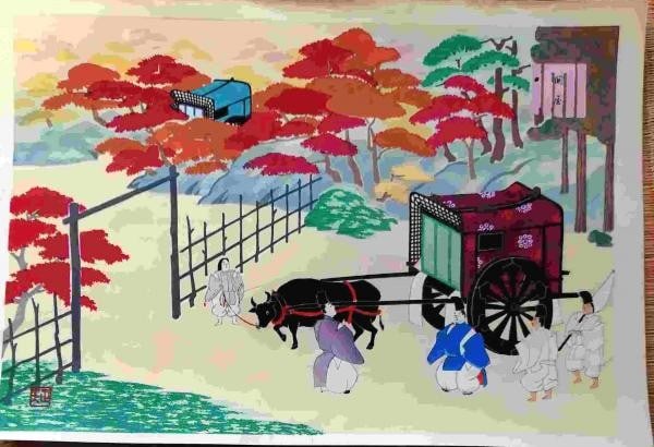 Showa Era Tale Print Yamada Sekiya Genji Woodblock Japanese: Showa Era Tale Print Yamada Sekiya Genji Woodblock Japanese Item Specifics: Subject: The Tale of Genji (Chapter 16: Sekiya) Material: Paper Style: Japanese Year Of Production: Showa period Product Dis
