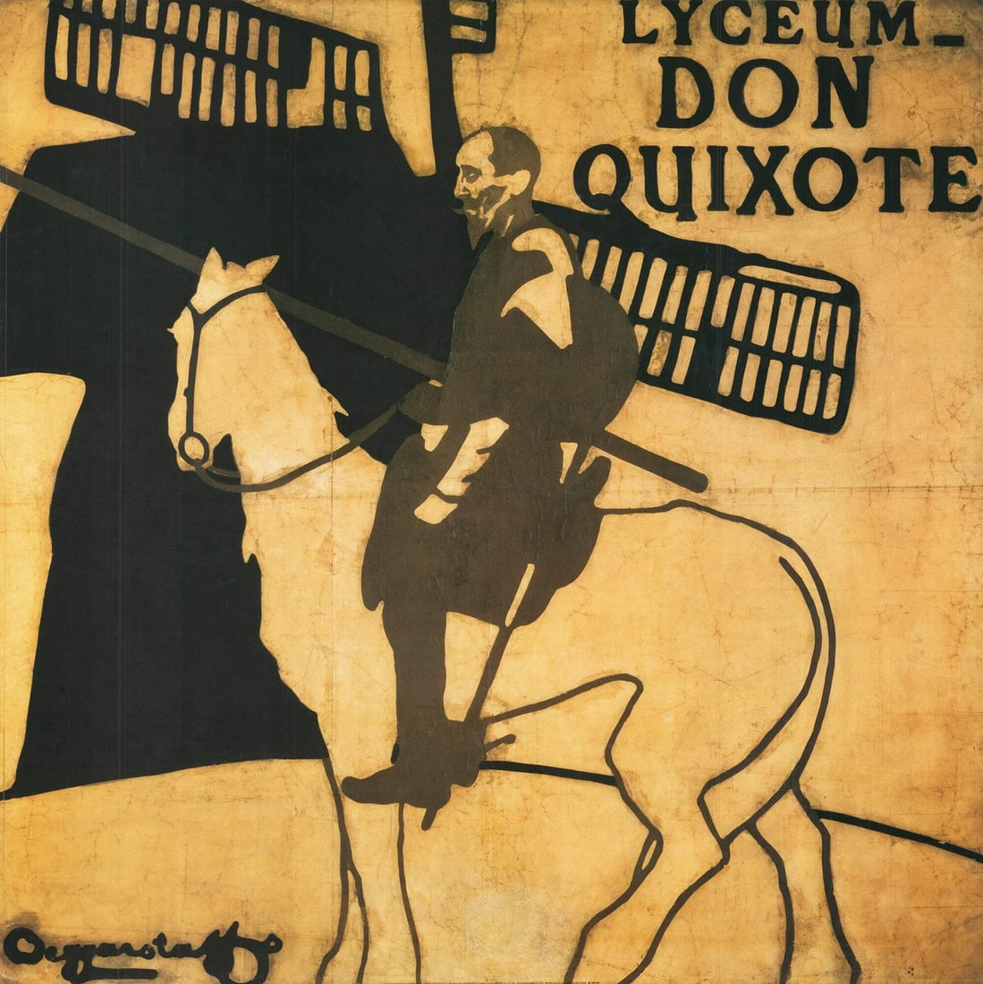 BEGGARSTAFF Lyceum-Don Quixote 38" x 38" Offset Lithograph Vintage: BEGGARSTAFF Lyceum-Don Quixote 38" x 38" Offset Lithograph Vintage Item Specifics: Artist: Beggarstaff Brand: Beggarstaff Height: 38 Item Height: 38 Subject: Theater Type: Offset Lithograph Artist: Be