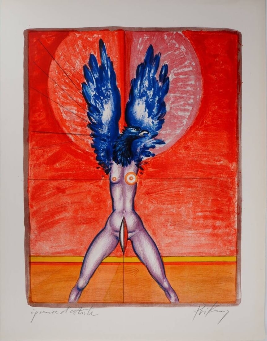 Bird Woman Signed Original Lithograph 1974 AP Franz Priking: Bird Woman Signed Original Lithograph 1974 AP Franz Priking Item Specifics: Artist: Franz Priking Signed By: Franz Priking Image Orientation: Portrait Signed: Yes Size: Large Material: Paper Original/