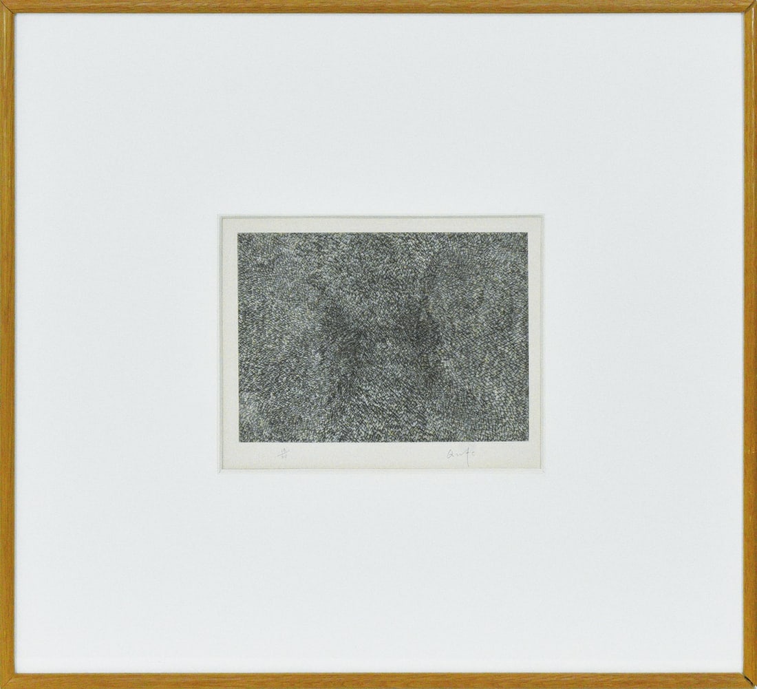 Copperplate Print Artwork Insik Signed Quac Ltd Edition 30 Abstract 21x15cm (1 of 2)