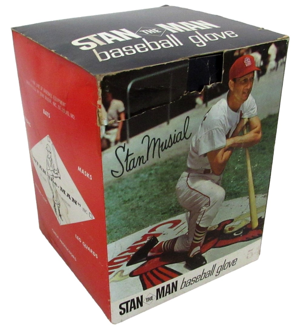 Vintage Stan Musial "Stan The Man" Baseball Glove Empty Box 210273 (1 of 5)
