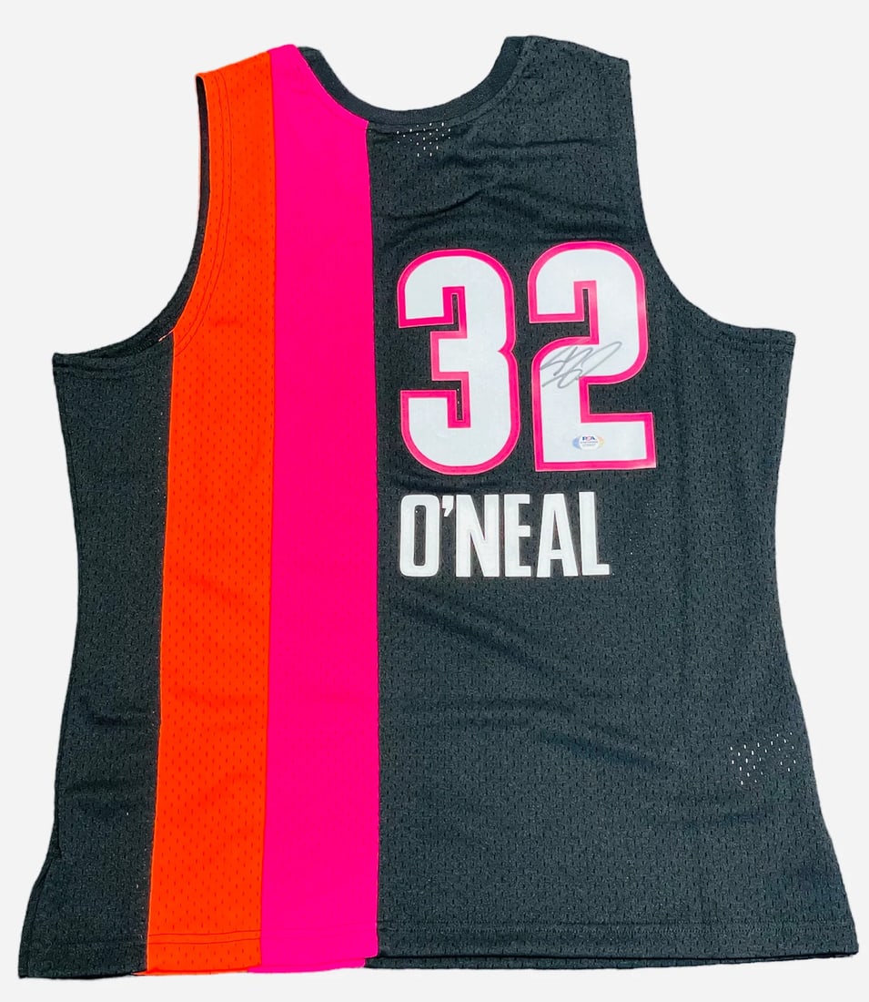 Miami Heat Floridians Jersey PSA M&N Shaquille O'Neal Autographed: Miami Heat Floridians Jersey PSA M&N Shaquille O'Neal Autographed Item Specifics: Brand: PSA/DNA Professional Grader: 275010 Shaquille O'Neal Autographed Miami Heat Floridians M&N Jersey.Jersey is sig