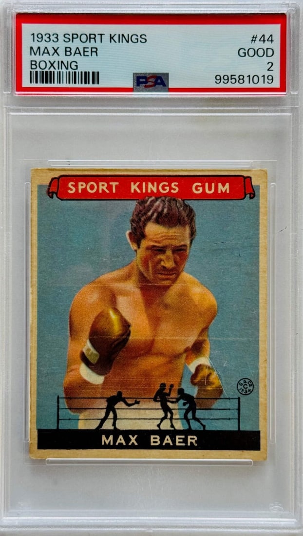 Sport Kings Card #44 Max Baer 1933 PSA (1 of 2)