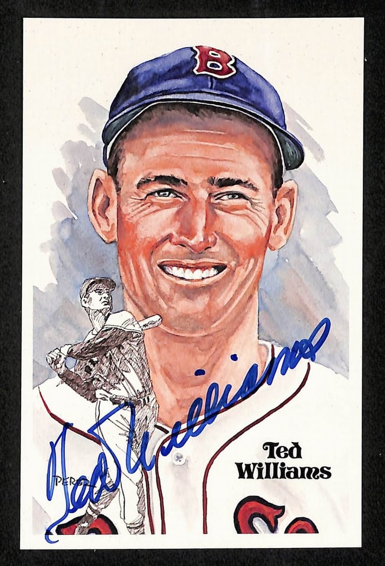 Signed by Ted Williams Red Sox Perez Steele Autographed Postcard (1 of 1)