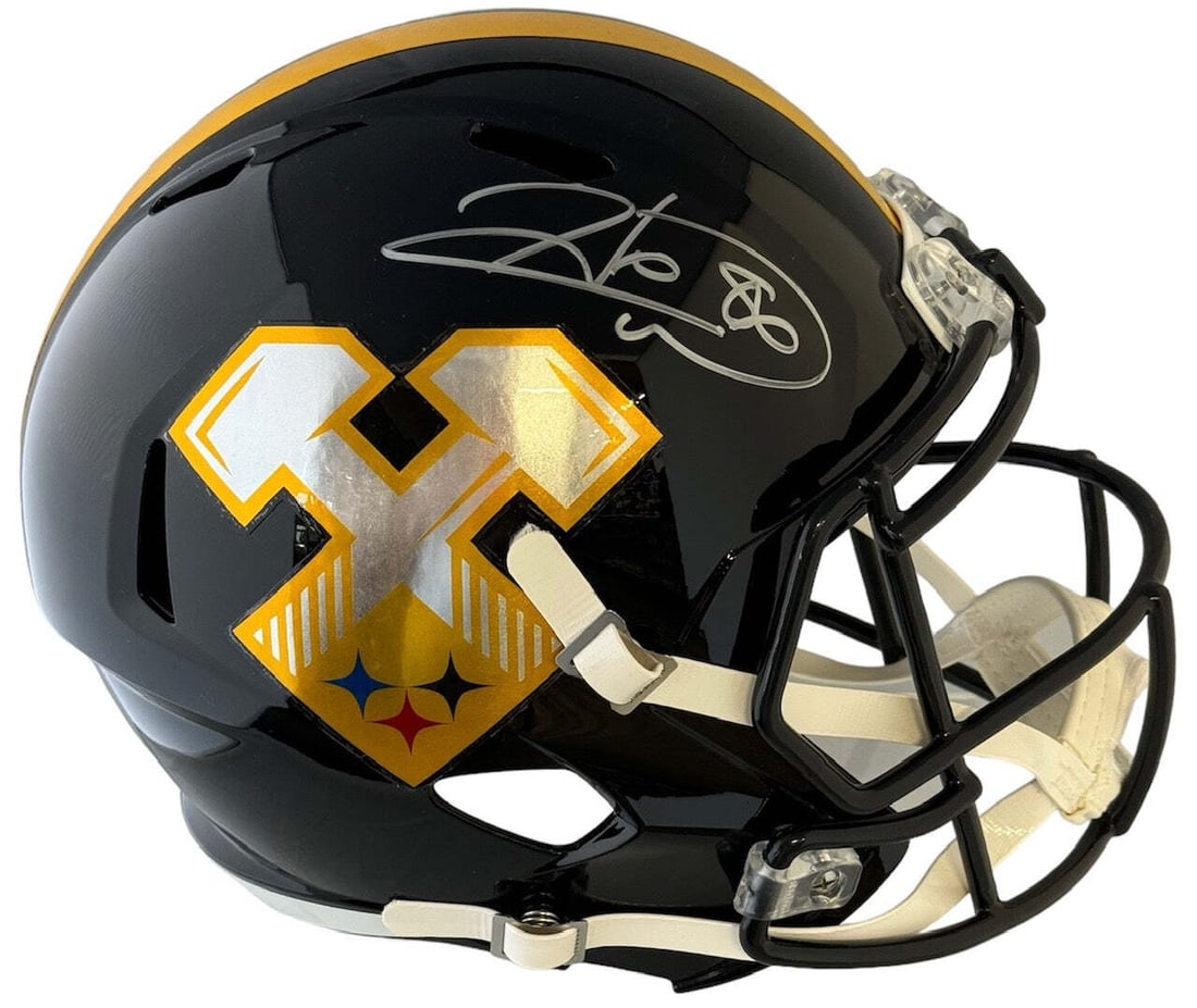 Steelers Speed Full Size Hines Ward Autographed Replica Helmet (1 of 2)