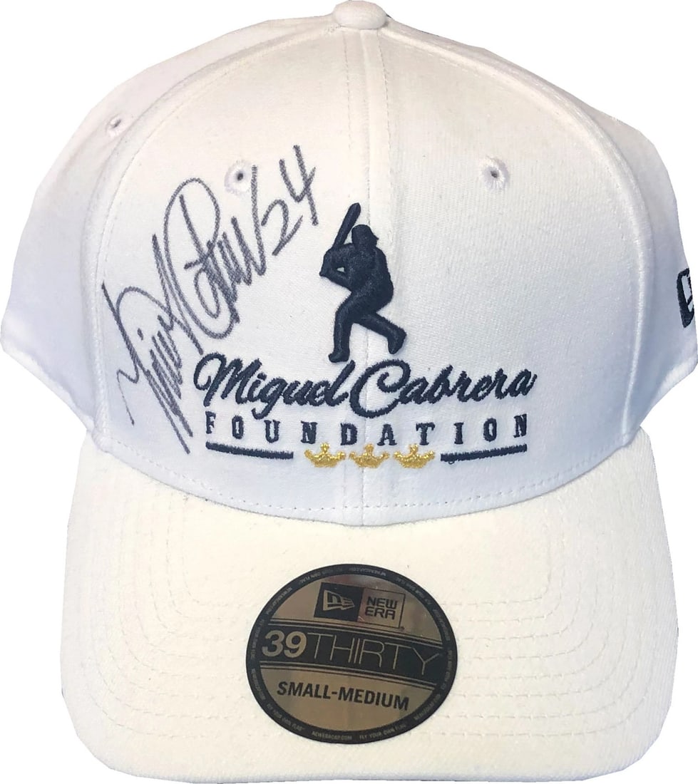 Miguel Cabrera Autographed Foundation New Era Hat (1 of 1)