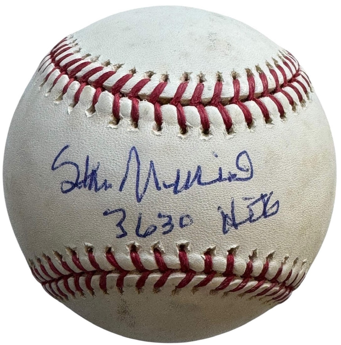 Stan Musial Official Baseball Autographed Major League Steiner (1 of 2)