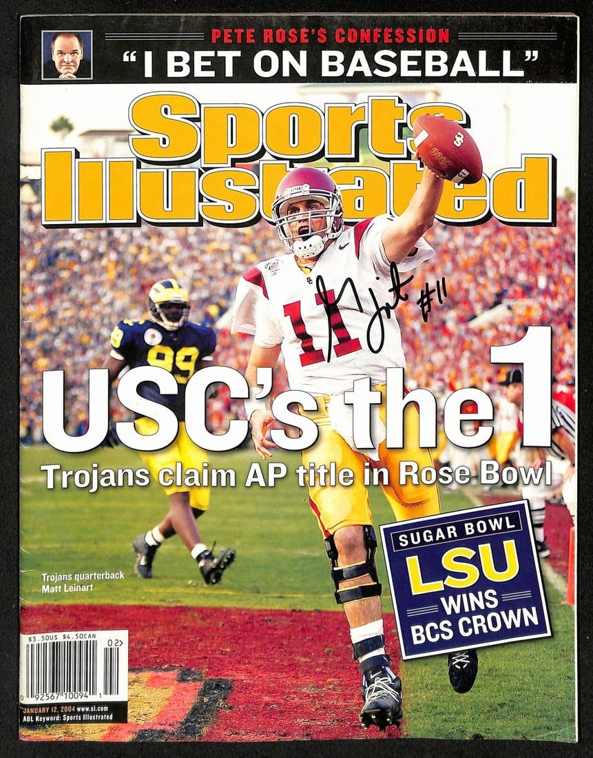 Matt Leinart Signed 1/ 12/ 2004 Sports Illustrated Magazine Newstand JSA 201233 (1 of 2)