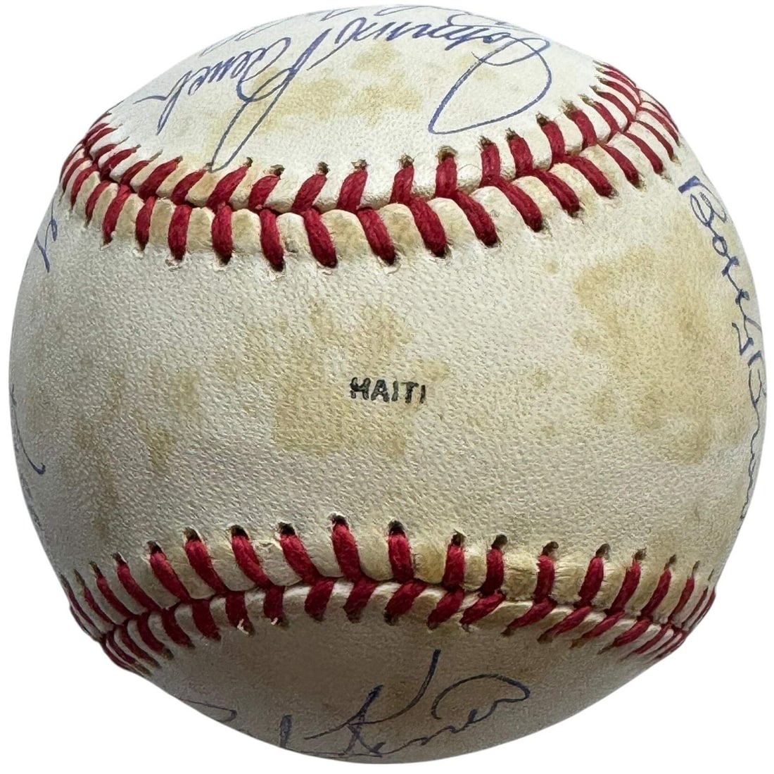 Old Timers Baseball Classic Autographed Baseball HOF's Cracker Jack (1 of 6)
