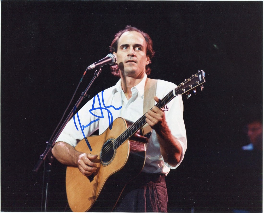 James Taylor Autographed 8x10 Photo (1 of 1)