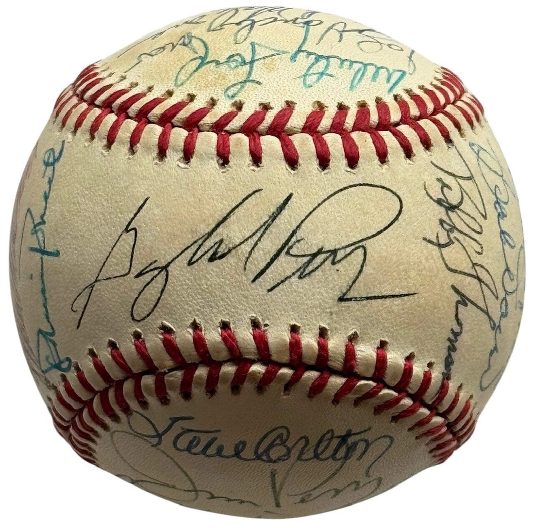 Stars Official Baseball Autographed Hall Famers (1 of 7)