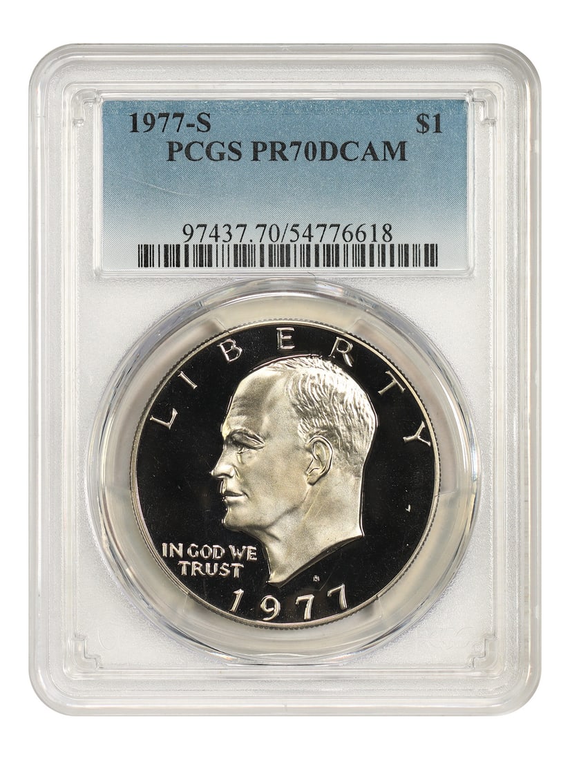 1977-S $1 PCGS PR70DCAM - Ike Dollar (1 of 4)