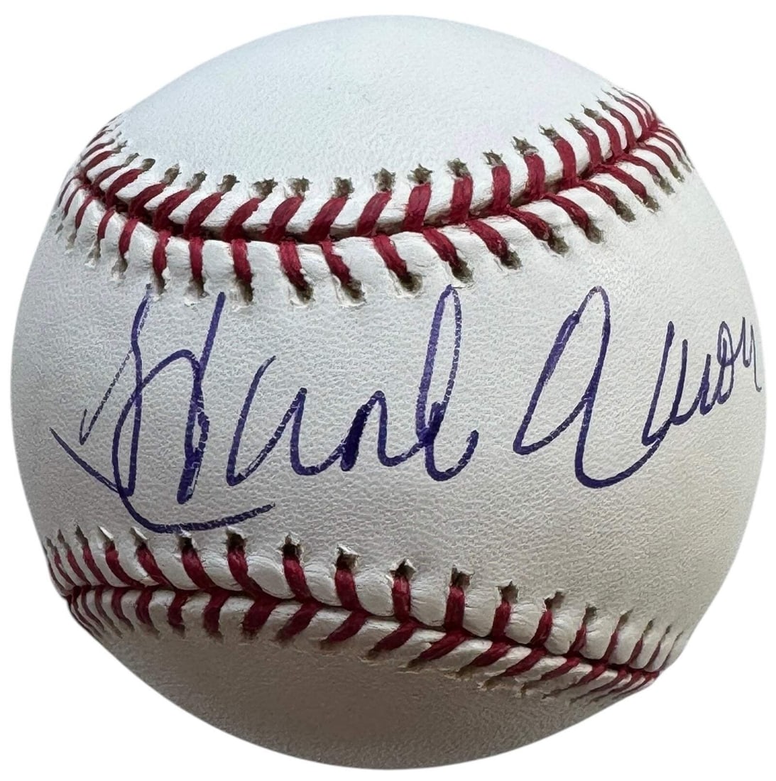 Hank Aaron Steiner Official Autographed Major League Baseball (1 of 2)