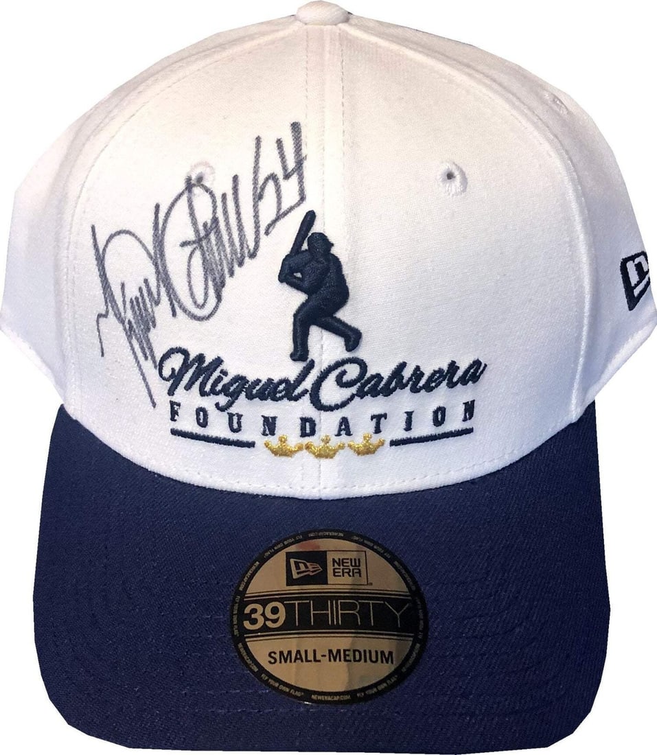 Miguel Cabrera Autographed Foundation New Era Hat (1 of 1)