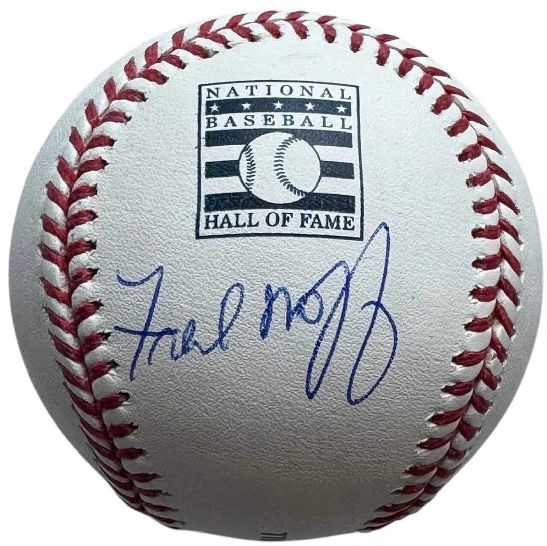 Fred McGriff Autographed Official Hall Of Fame Logo Baseball (JSA) (1 of 3)