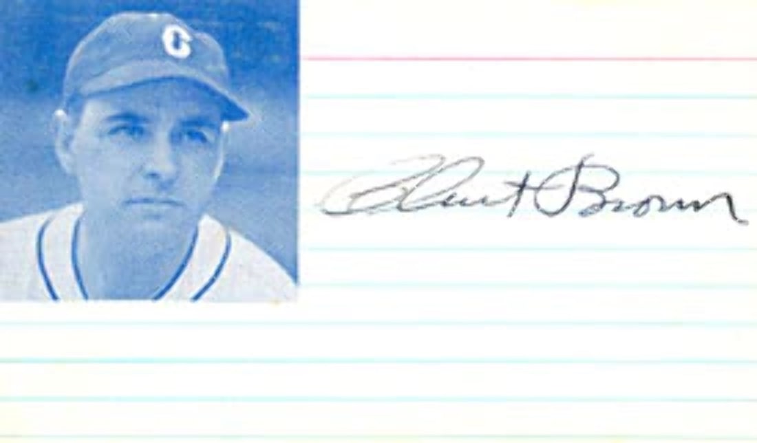 Clint Brown Signed Postcard 3x5 (1 of 1)