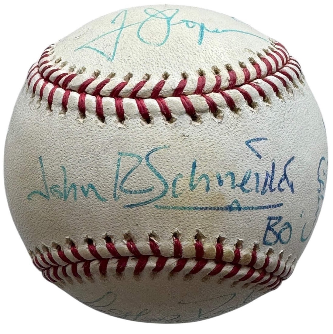 Official Major League Baseball Cast Dukes Hazzard Signed Wopat Schneider Bach (1 of 6)