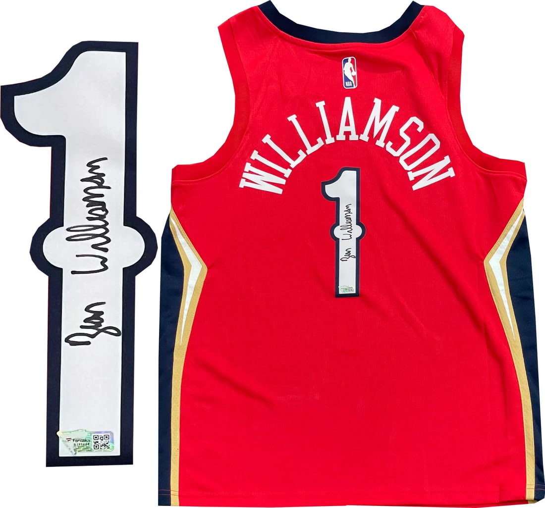 Swingman Authentic Autographed Zion Williamson New Orleans Jersey (1 of 3)