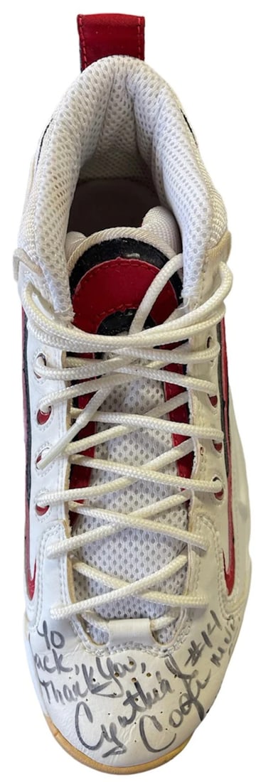 Houston Comets Nike Shoe Autographed Cynthia Cooper JSA: Houston Comets Nike Shoe Autographed Cynthia Cooper JSA Item Specifics: Brand: James Spence Authentication (JSA) Cynthia Cooper Autographed Nike Shoe Signed in black sharpie across the front of the