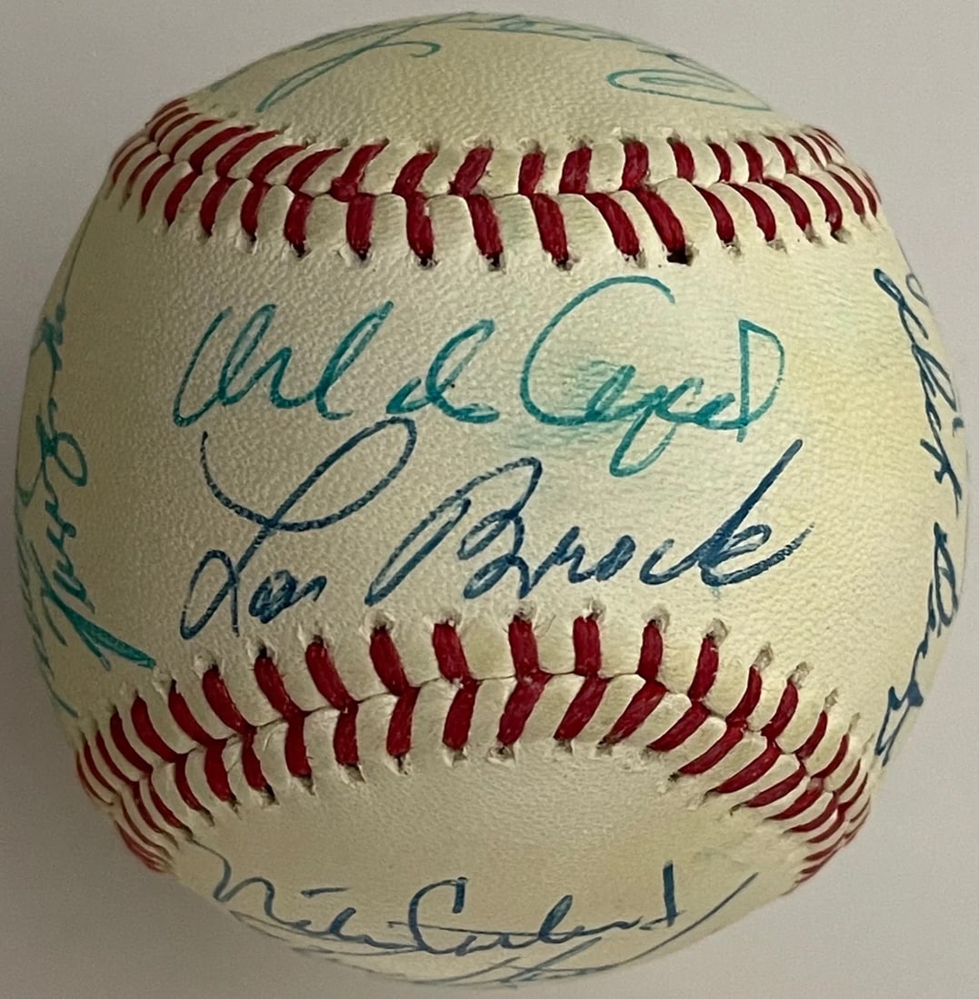 Old Baseball Timers Wilson: Old Baseball Timers Wilson Signed in blue pen on this Atlanta Braves logo baseball is a notable feature of this Old Timers Team Baseball. The item bears a signature, but the identity of the signer is 