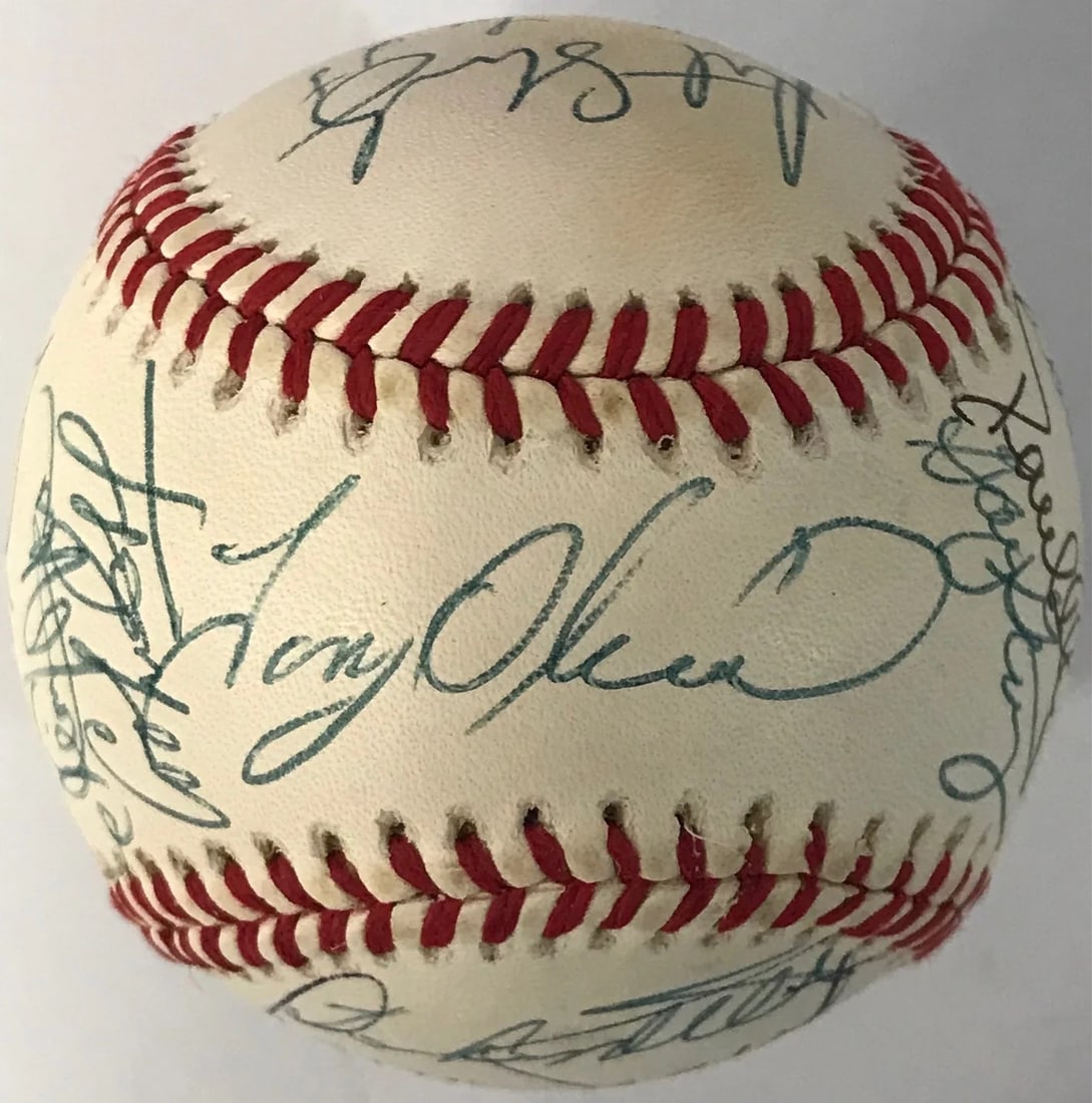 Official Autographed Baseball By Old (1 of 6)