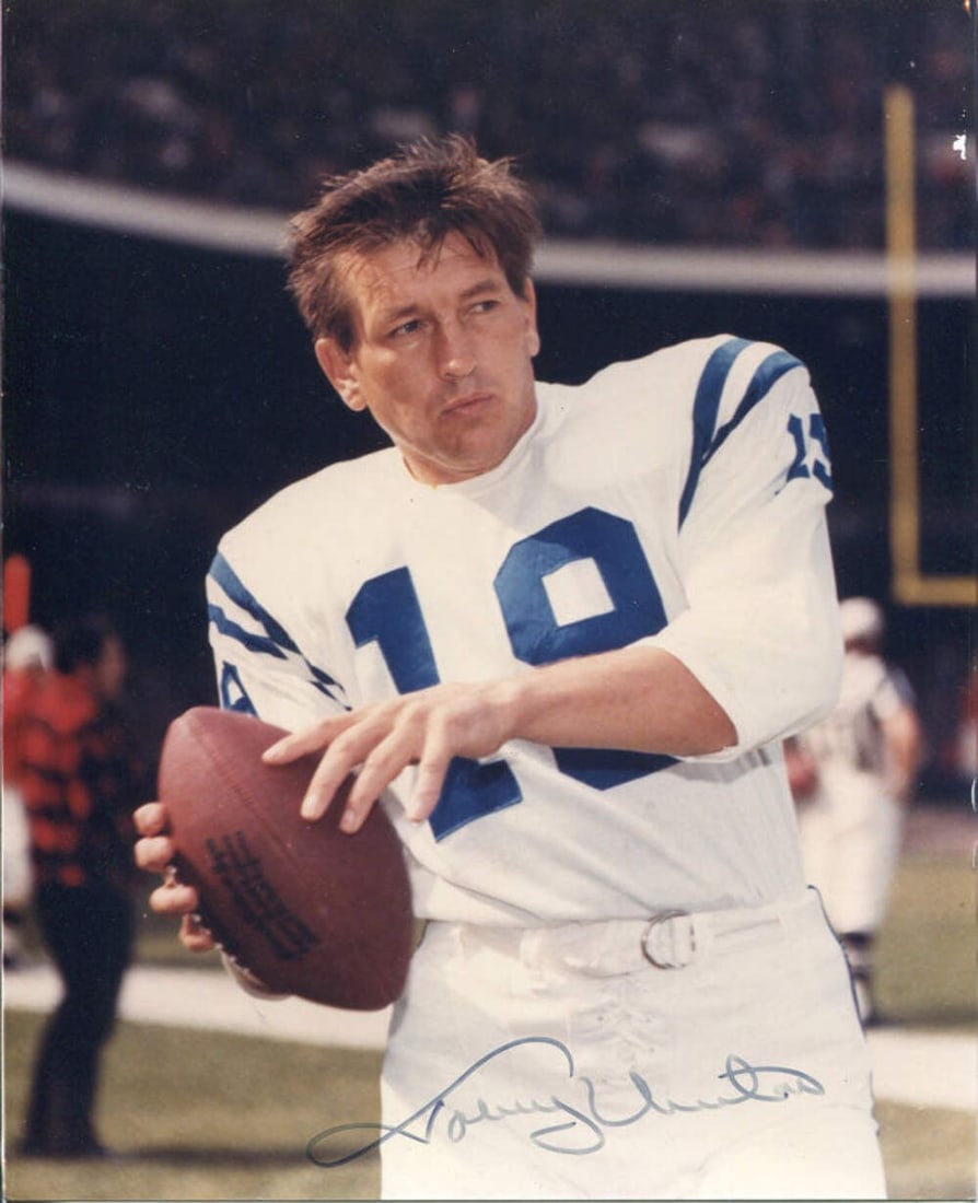Unitas Johnny Autographed 8x10 Photo (1 of 1)
