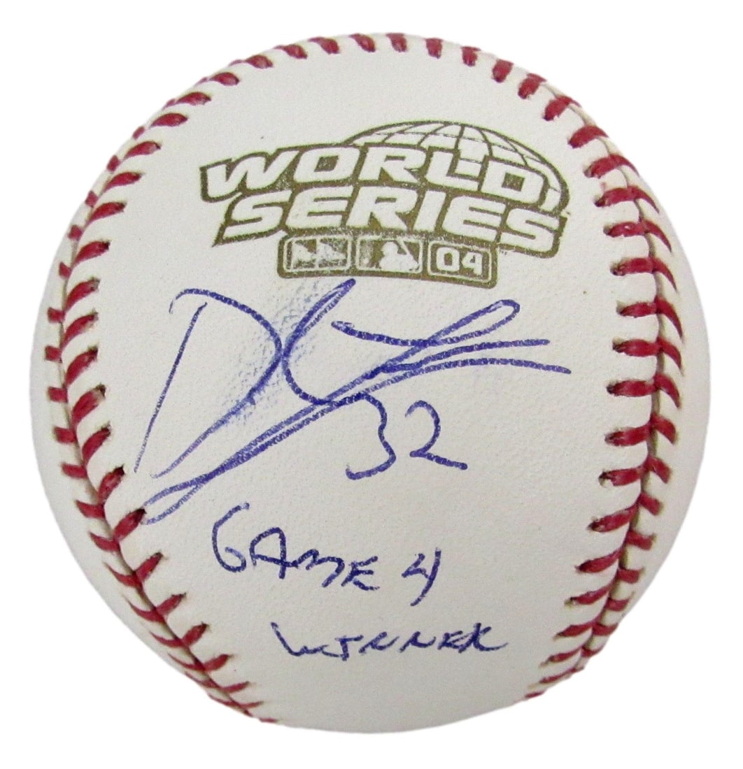 Derek Lowe Signed/ Inscribed 2004 World Series Baseball Boston Red Sox JSA 208262: Derek Lowe Signed/ Inscribed 2004 World Series Baseball Boston Red Sox JSA 208262 Item Specifics: Original/Reprint: Original Product: Ball Sport: Baseball Product Disclaimer: Not affiliated with any t