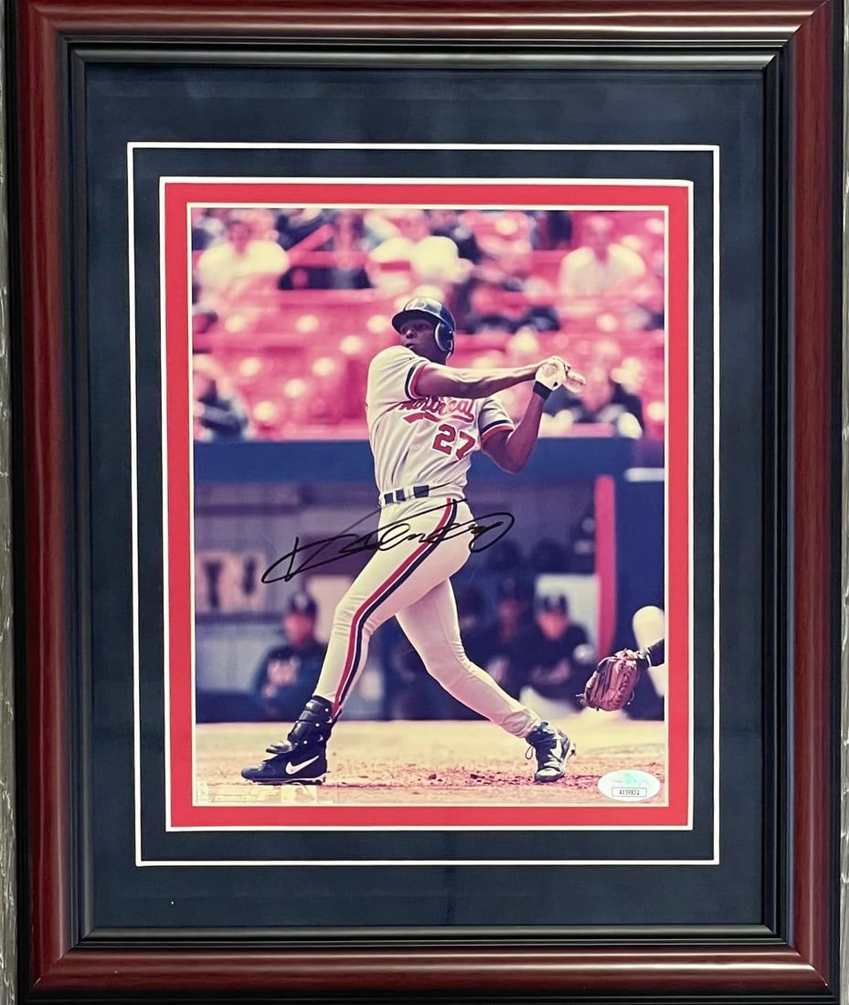 Vladamir Guerrero Autographed Framed Photo 8x10 JSA (1 of 2)