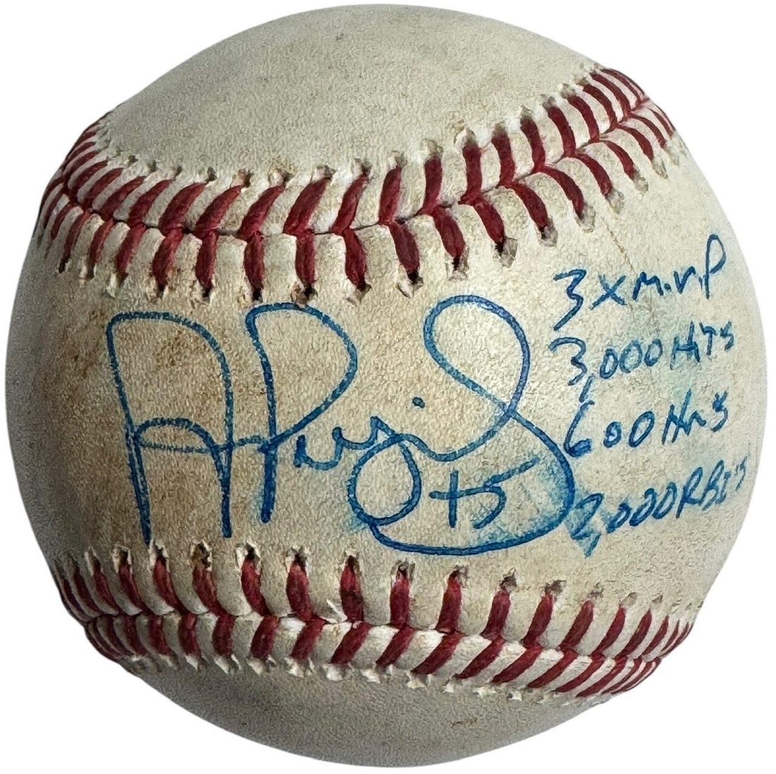 Pujols Autographed Official Baseball Used Major League Albert (1 of 3)