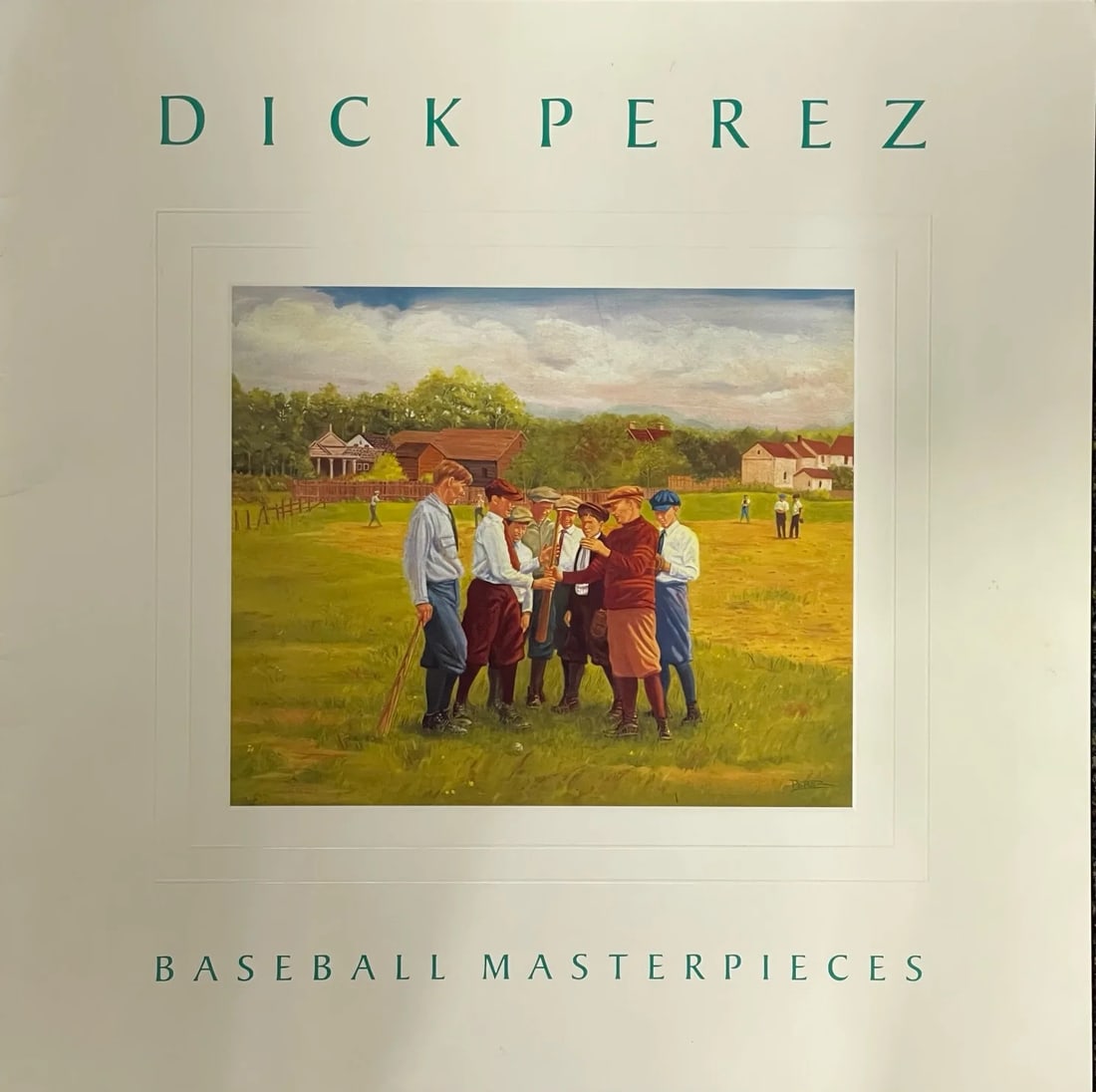 Dick Perez Signed Baseball Masterpieces 1990 HOF Museum Bianco Gallery (1 of 15)