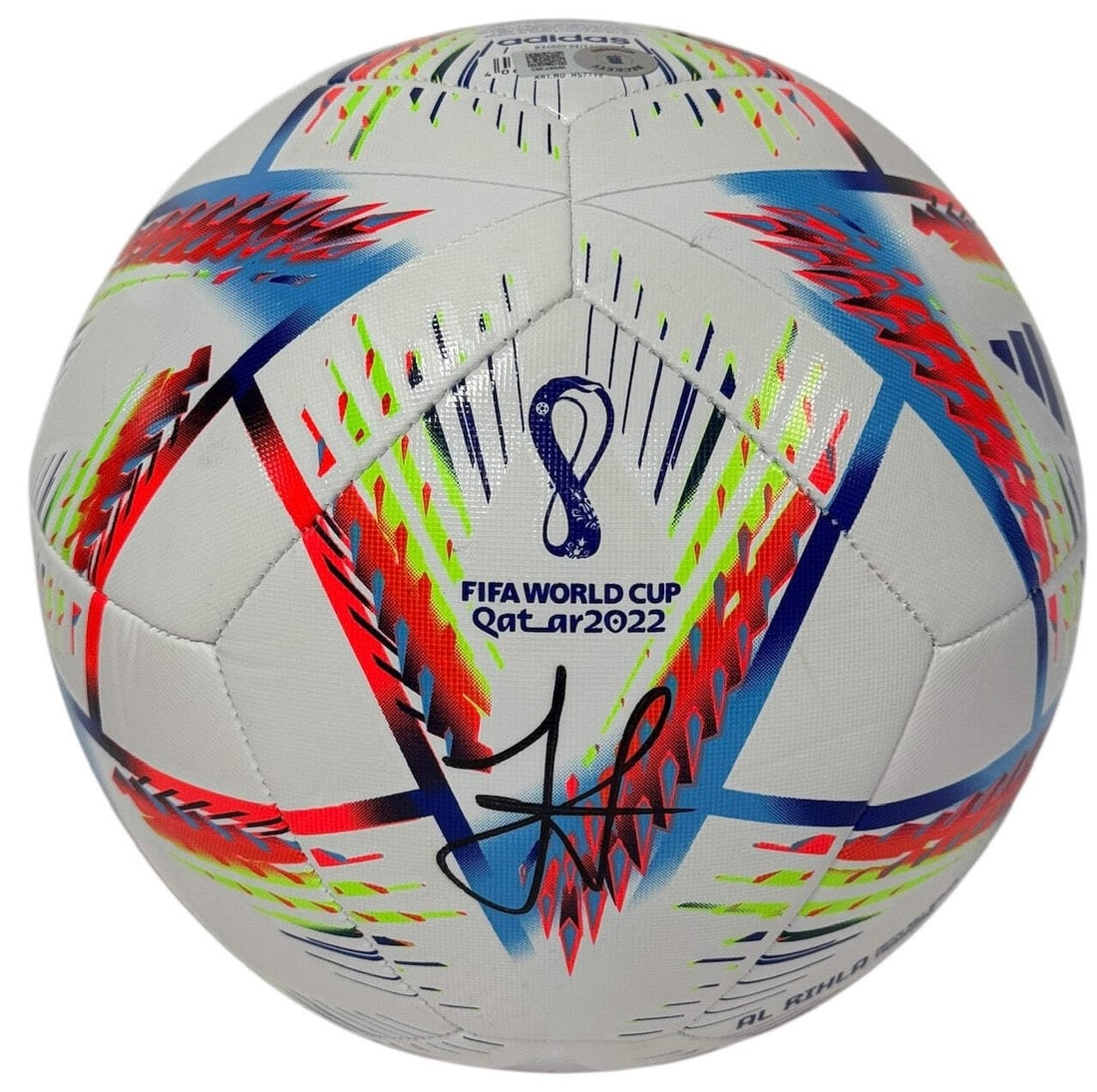 Julian Alvarez Autographed Fifa World Cup Qatar 2022 Soccer Ball (Fanatics) (1 of 2)