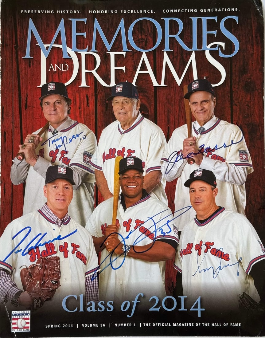 Class of 2014 Hall Fame Autographed Magazine Cover (1 of 1)