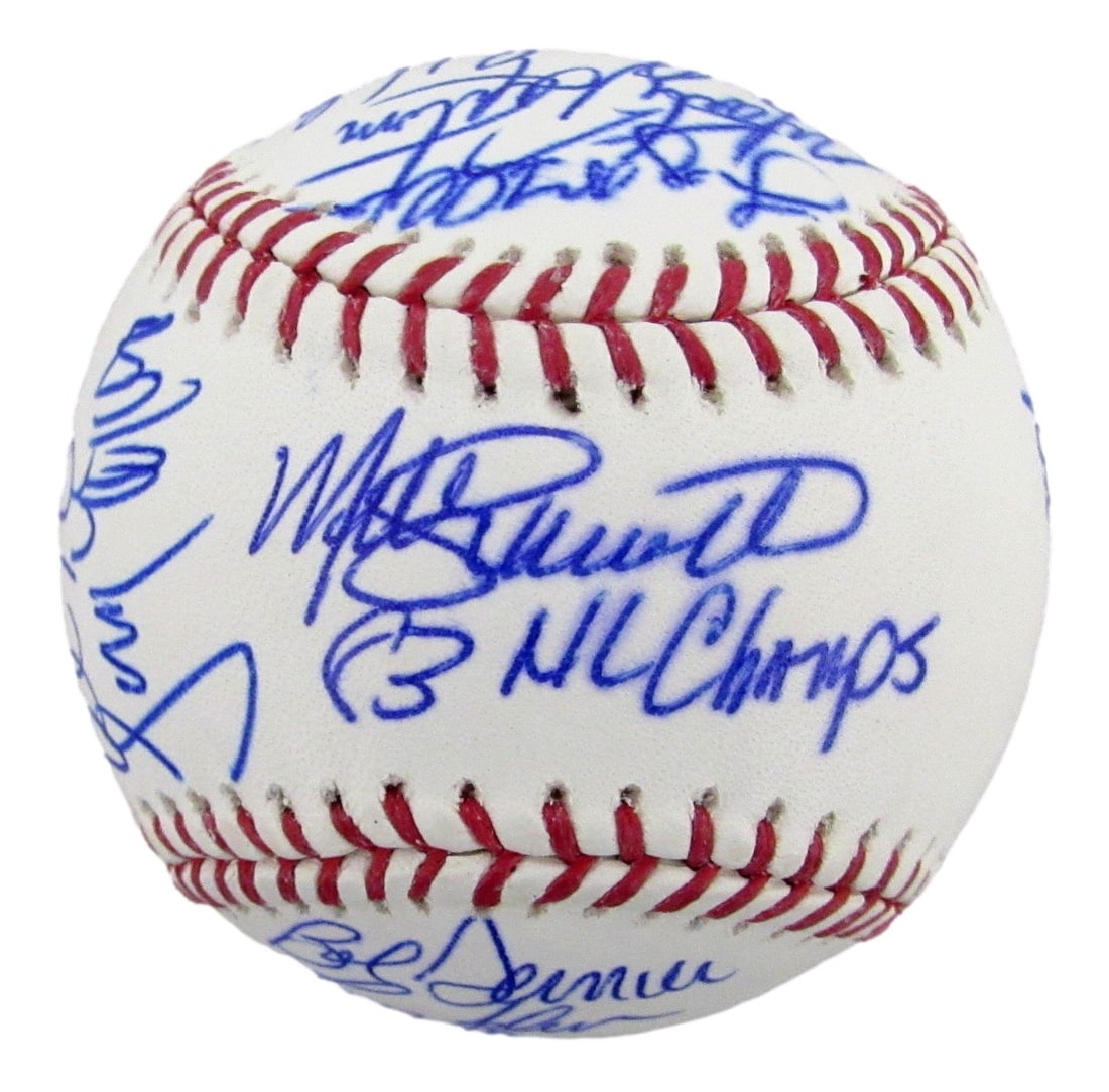 1983 NL Champs Phillies Team Signed by (20) OML Baseball Rose Schmidt HOF 212599 (1 of 6)